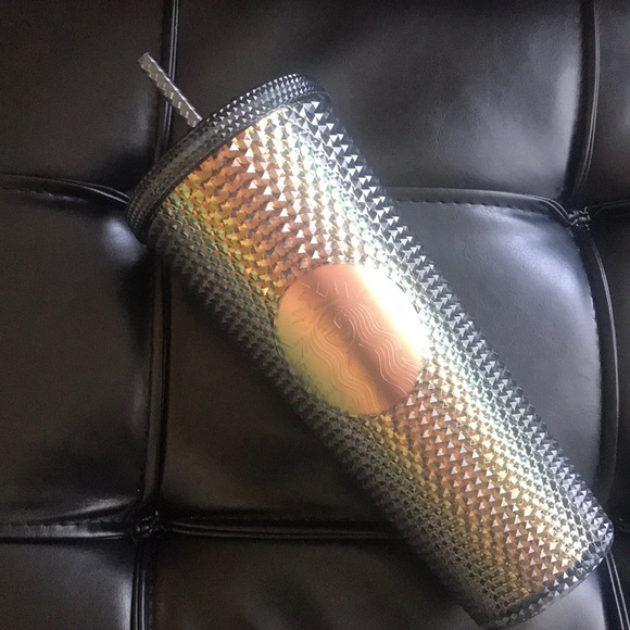 Starbucks🎃”Dark Bling” iridescent studded tumbler - Picture 2 of 3